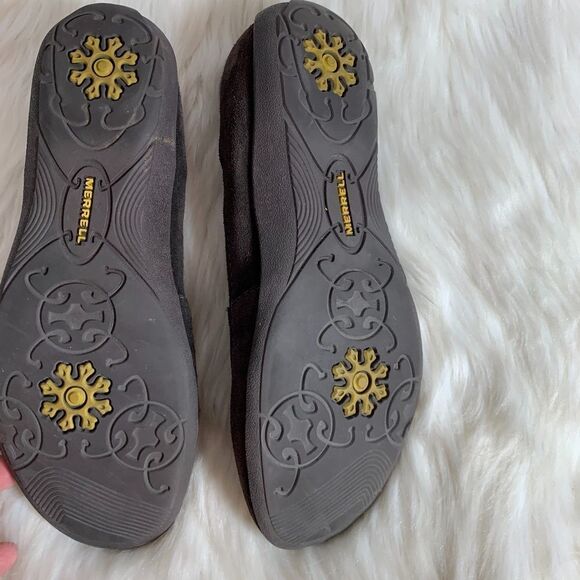 Merrell Avesso Brown Suede Ballet Flats Sz 8 - Picture 4 of 4